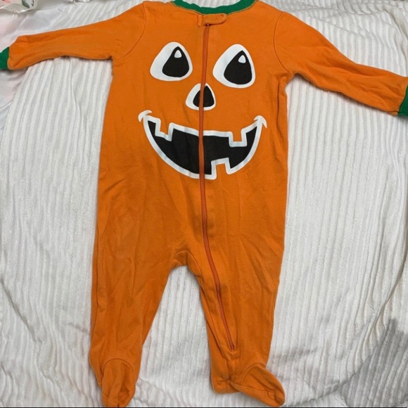 pumpkin baby onesie